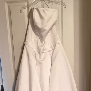 Strapless ballgown Wedding dress